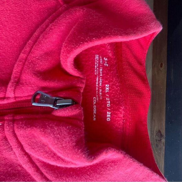 Gardner Webb Bulldogs 2XL Under Armour Red Sweatshirt Athletic Hoodie li - Picture 2 of 2